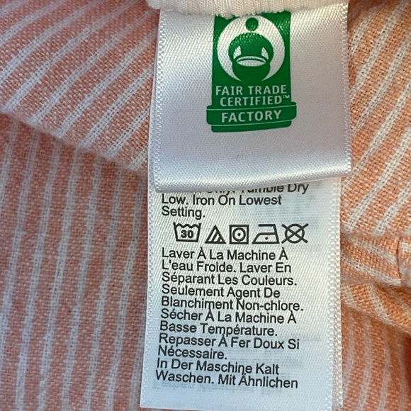 J Crew Women’s Striped Pink Lounge Pants size 10 - Picture 8 of 10